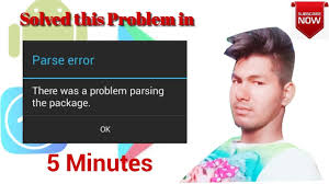 The problem is often the result of a various problems though the primary problem is a couple of points, possibly the. Solve Parse Error There Was A Problem Parsing The Package In 5 Minutes 2020 Youtube