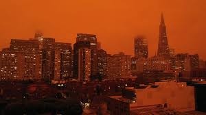 orange smoky san francisco sky looks