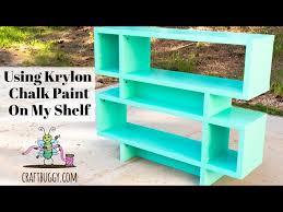 Krylon Chalk Paint Shelf