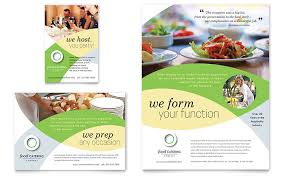 Food Catering Flyer Ad Template Design