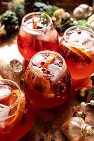 sparkling christmas party punch half