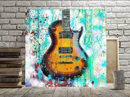 Electric Guitar Art Guitar Canvas