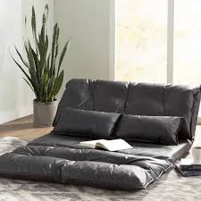 leather folding lazy sofa bed