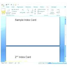 Cue Card Template How To Make Cue Cards On Word Inspirational Index
