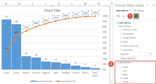 how to create a pareto chart in excel
