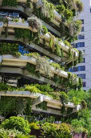 Vertical Garden On The Walls Of A Tower