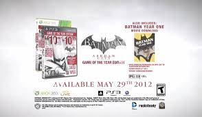 Batman arkham city eur ps3. Batman Arkham City Goty Edition Includes Harley Quinn Content Year One Movie Update Harley Quinn Dlc On April 30 Engadget
