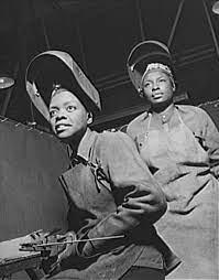 African-American Women Welders at the Landers, Frary and Clark Plant, June  1943 | IDCA