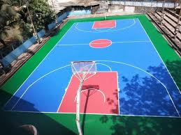 basketball court flooring service at rs