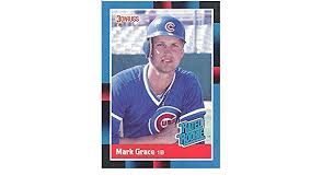 But i just can't help it… i loved this set as a kid and it still brings many fond memories much like his pitching style, his rookie card may not be flashy but it sits consistently at the top of key cards in this set. Mark Grace Rated Rookie Collectible Trading Card 1988 Donruss Baseball Card 40 Chicago Cubs Free Shipping At Amazon S Sports Collectibles Store