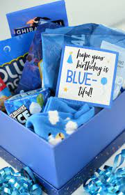 blue themed birthday gift idea crazy