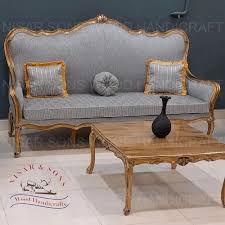 5 seater teak wood sofa set at rs 85000