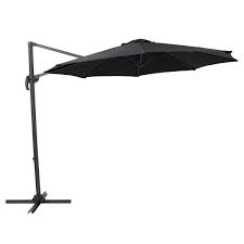 Black Offset Patio Umbrella