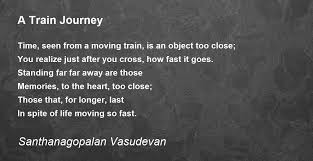 a train journey poem by santhanagopalan