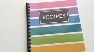 how to quickly make a diy recipe book