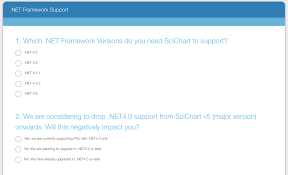 Survey Net Framework 4 0 4 5 4 6 Support Versions Fast