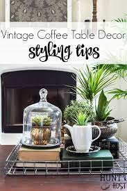 vintage coffee table decor salvaged