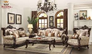 antique style living room sofa set
