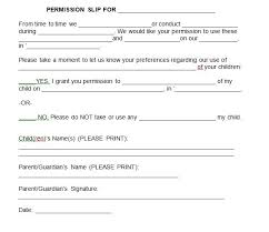 35 Permission Slip Templates Field Trip Forms