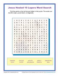 How do you win a church word searches? Free Printable Bible Word Search Activities On Sunday School Zone