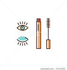 mascara icon decorative eye makeup