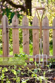 Picket Fence Around Stock Photo By