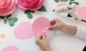 how to make big paper roses step by