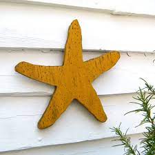 Starfish Wall Art Wooden Starfish Wall