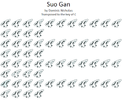 12 Hole Tabs For Suo Gan Theme From Empire Of The Sun Imgur