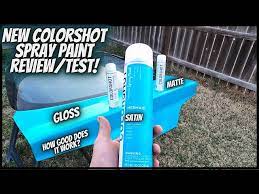 Colorshot Spray Paint Test Review