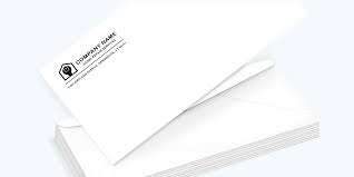 1 color envelope printing print with
