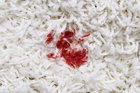 how to get blood out of carpet best
