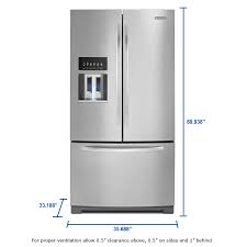 french door refrigerator with ice maker