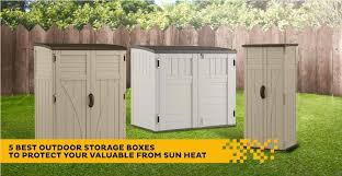 outdoor storage boxes protect your