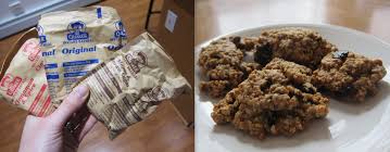 y oatmeal cookies using instant