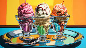 ice cream delight ai art hd wallpaper