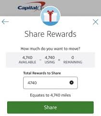 share capital one miles
