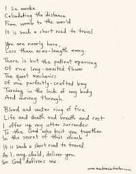 such a short road to travel a poem