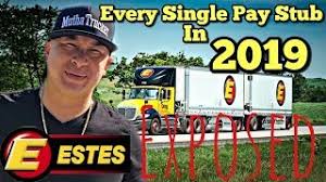 Estes express salary trends based on salaries posted anonymously by estes express employees. Estes Truck Driver Exposes 1 Year Worth Of Paystubs Youtube