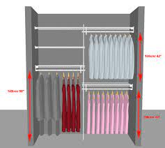 How to fit a clothes / wardrobe rail in a cupboard or alcove to maximise hanging space. Closetmaid Planning Tips From Organise My Home