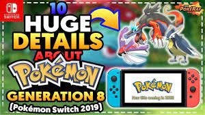 10 MORE NEW HUGE Details About Pokémon's 2019 Core RPG For Nintendo Switch!  (Generation 8) - YouTube