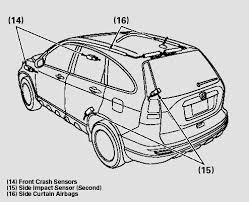 honda cr v airbag system components