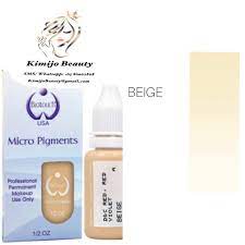 beige pigment cosmetic tattoo ink