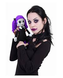 viola the gothic rag doll plush doll