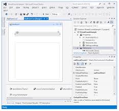 getting started winforms breadcrumb