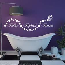 Relax Bathroom Bubbles En Suite Wall