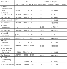 Use Accounting Equation To Show The