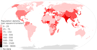 List Of Countries And Dependencies By Population Density