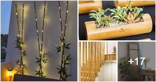 21 creative diy bamboo home decor ideas