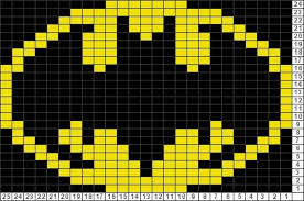 Tricksy Knitter Charts Batman Logo 3x5in By Maureen M